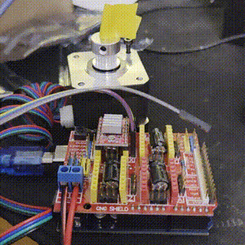 Spinning Stepper Motor