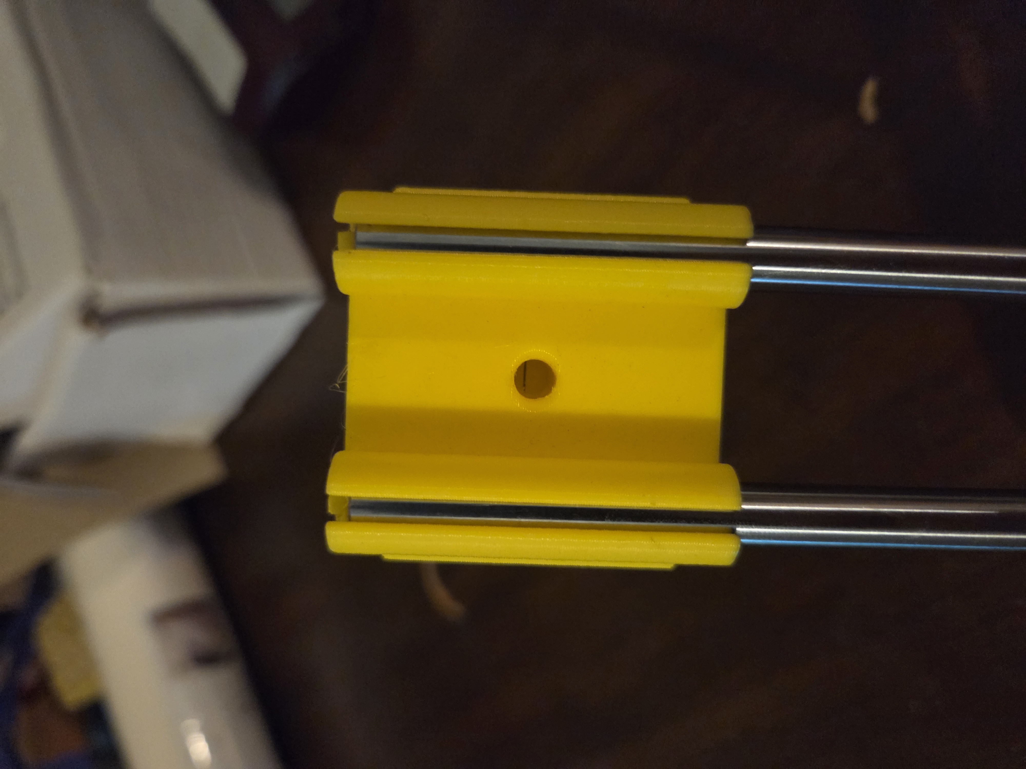 Topview of idler mount