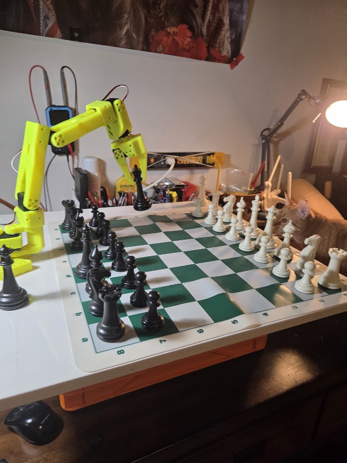 Le Robot 6-DoF arm leader-follower setup